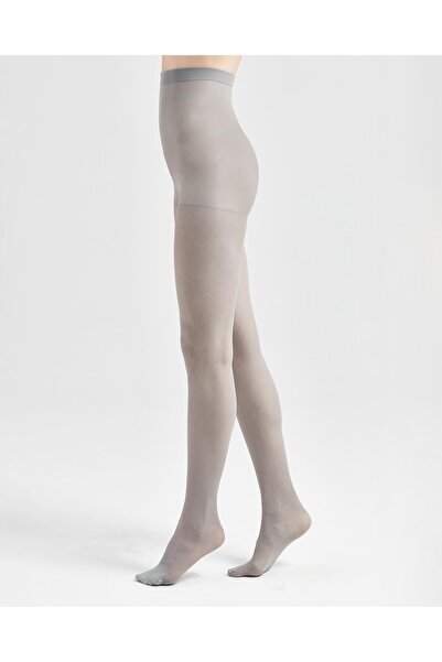 Bolero THY 40 Den Külotlu Hostes Çorabı Gri