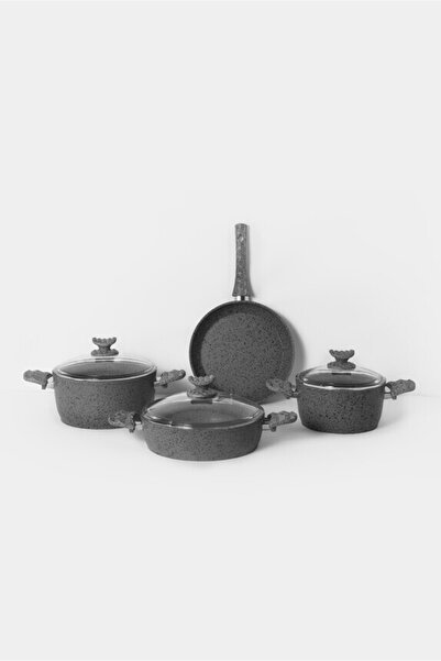 Alfa طقم 7 جرانيت رصاصيALSW-7PC-VL