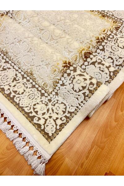 MEVLANA BAZAAR Modern Vintage Desenli 100 x 300 Yün Yolluk