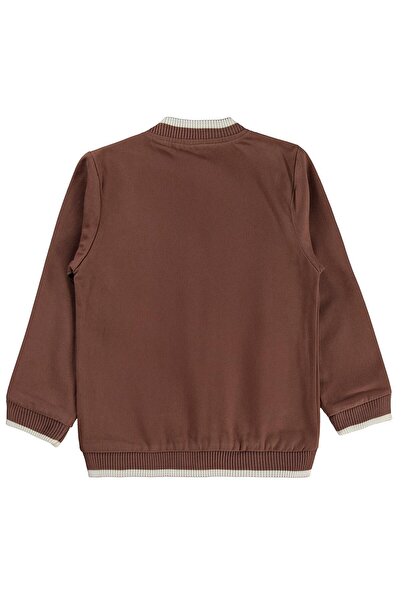 Civil Boys Kolej Sa rebrastim detaljima Jakna za 10-13 godina - Smeđa 12-13 g...