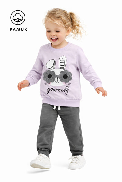 HK HOPKİDS Set de top pentru fete, din țesătură cu două fire, brodată, Me de ...