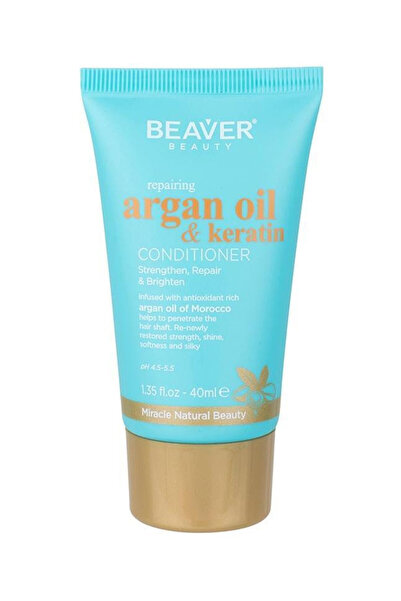Beaver Balsam reparator cu argan si keratina 40 ml