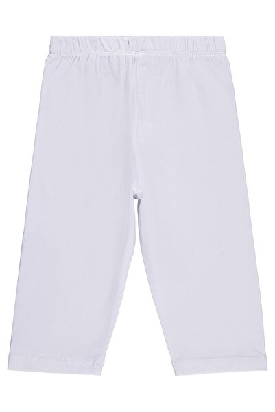 Civil Girls Povratak Štampano Tajice za 10-13 godina - bele, za 12-13 godina