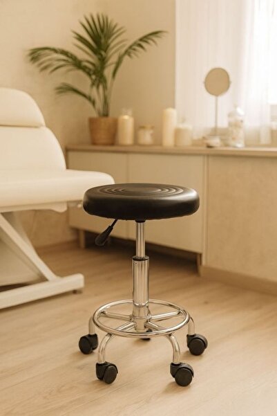 Selgot Rotating Chair, Adjustable Height 47–62 cm, Black Color