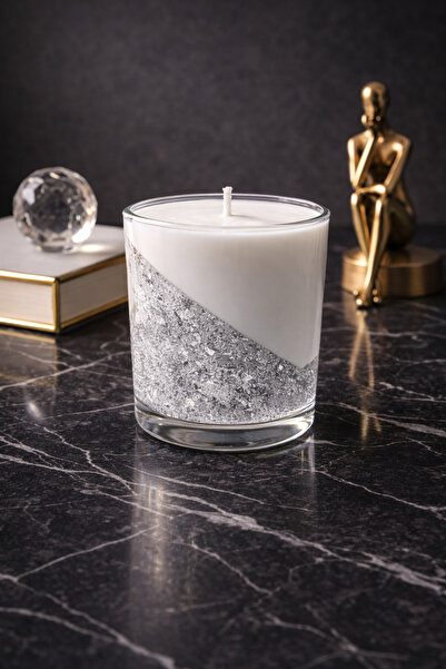 Aurora Luxe | Silver & White Edition Scented Design Candle