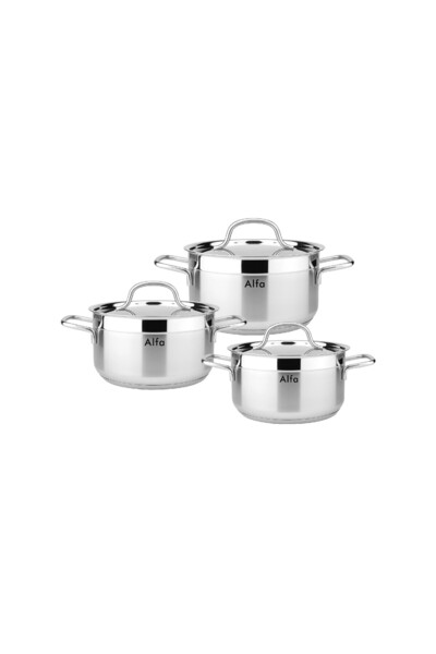 Astra Large Turkish Stainless Steel 6-piece Set ALFA ORIGIN