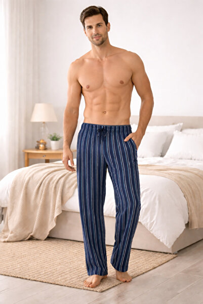 YUYİ Pijama bărbătească JİBER din bumbac modal, cu un singur pantalon 2891