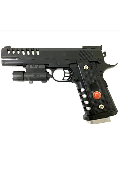 H.H.M ŞENVER TİCARET Lazerli Oyuncak Tabanca 5 Paket Boncuk Hediye