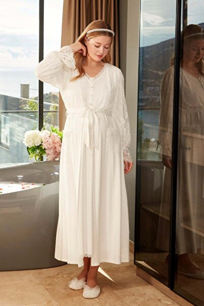 Cossy By Aqua دانتيل ثوب نسائي مفصل التفصيل للحوامل CossybyAqua 26624-1(36-38)