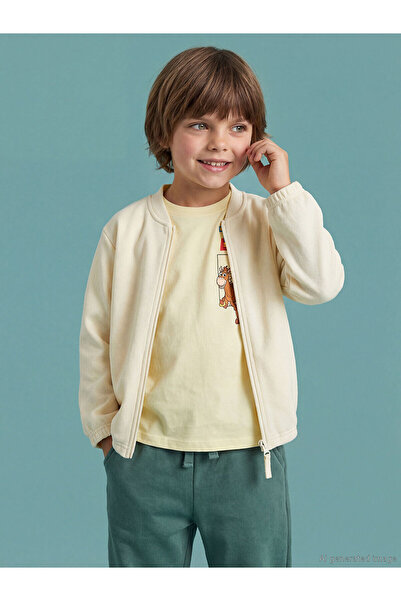 LC Waikiki Özmarka New Season College Collar Basic Hanorac cu fermoar pentru ...