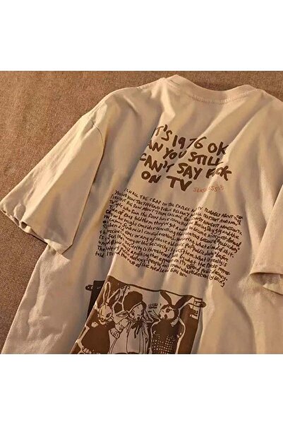 ARS Butik Încă nu pot spune tricou unisex bej