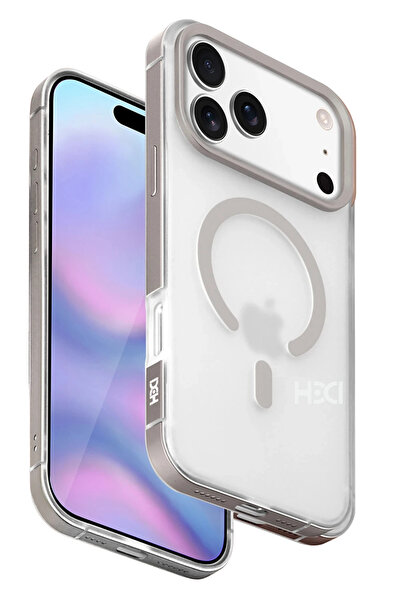 Fuchsia غطاء HBC-394 هيمالايا ماجنيتيكسيف متوافق مع آيفون 17 برو - رمادي تيتان