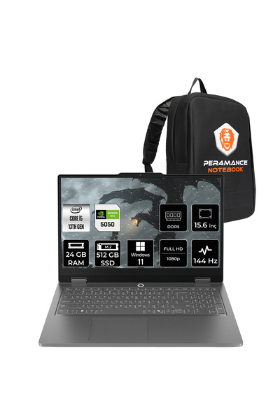 LENOVO LOQ Essential i5 13450HX 24GB 512GB SSD RTX5050/8GB 65W 15.6" FHD W11H...