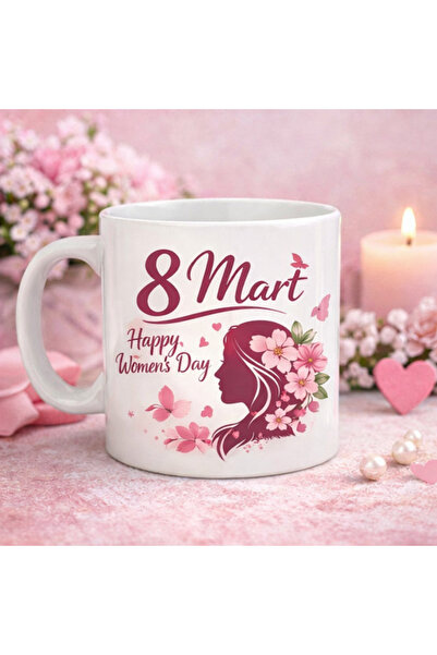 NOTA BASKI MERKEZİ Special Premium Mug for Women's Day (Contact the Seller fo...