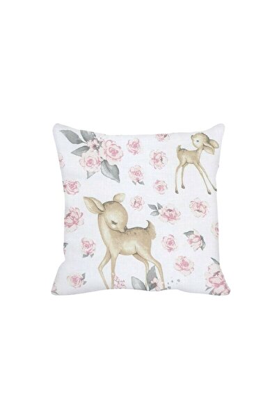MimiNu Classic sleeping pillow, MimiNu, 40x40 cm, Sweet Deer Pink