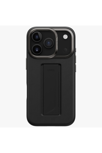 Uniq Case Θήκη Uniq Heldro Pro MagClick με FlexGrip για iPhone 17 Pro, μαύρη