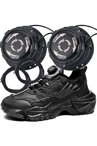 zola Șireturi rotative automate, plastic, lungime 40 cm, negre