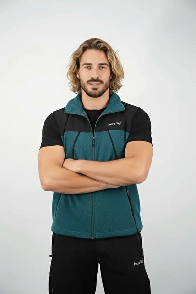 Hersley New Season Coated Men's Jacket Fleece Vest