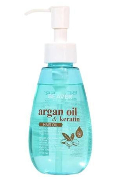 Beaver Ulei de par cu argan si keratina 100 ml