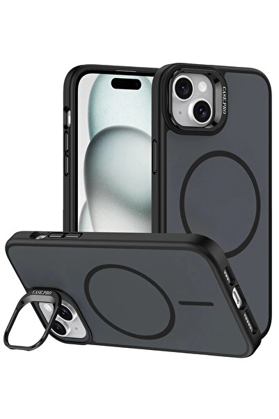 Fuchsia غطاء فليكسا ماجنيتيكسيف متوافق مع آيفون 14 - أسود