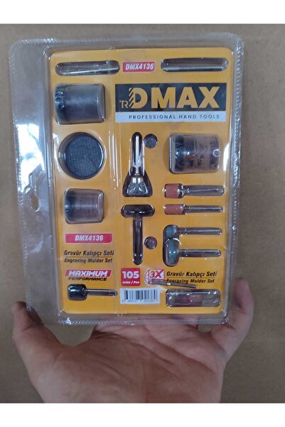 KAYRA LEATHER CRAFT 105 Parça Gravür Seti Matkap Dremel Makine Uyumlu Kalıpçı...