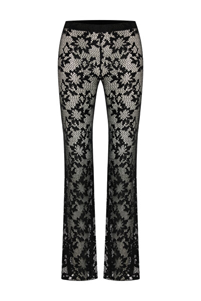AQUELLA Lace Black Beach Pants
