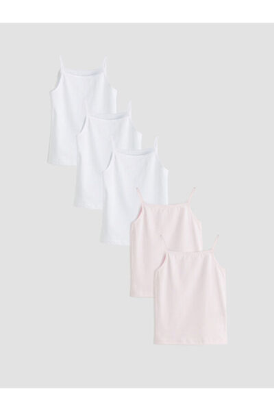 LC Waikiki Rmz Gi̇yi̇m Farkiyla Square Roba Collar Rope Strap Girls' Undershi...