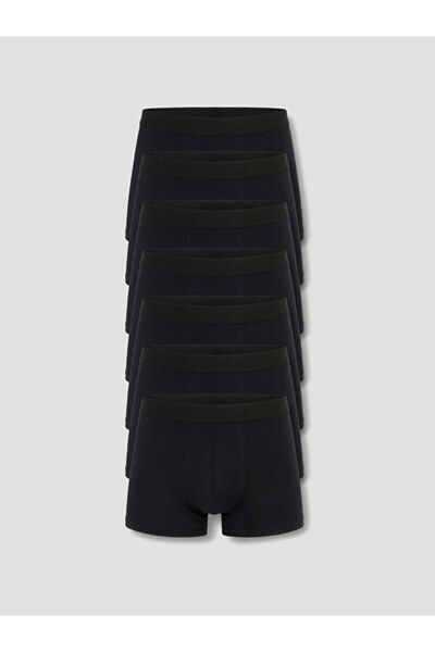 LC Waikiki Rmz Gi̇yi̇m Farkiyla Standardfit Cotton Flexible Men's Boxer 7-Pack