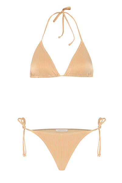 AQUELLA Patterned Triangle Bikini