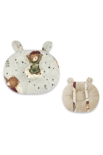 MimiNu Baby pillow, MimiNu, Teddy Bear, Multifunctional, 30x23 cm, Teddy Bear