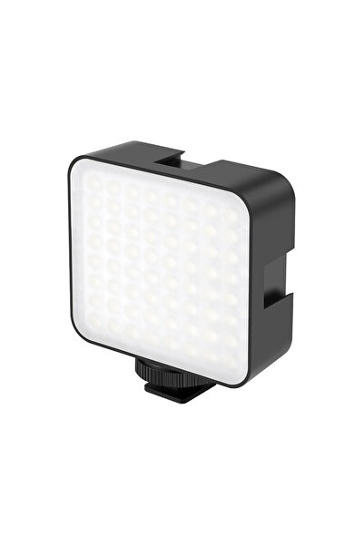 PULUZ Lampa LED Video 64 LED 5W, Alimentare Baterii si USB-C, Montaj Cold Sho...