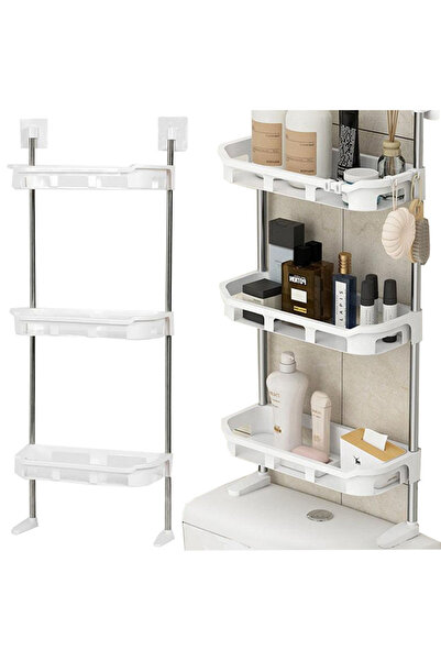 OEM Bathroom shelf for toilet - 3 tier toilet shelf