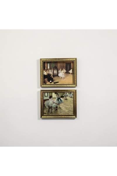 HOME DEKORİSTA 2 τεμάχια πίνακες με πλαίσιο χωρίς γυαλί 20x15cm, διακόσμηση τ...