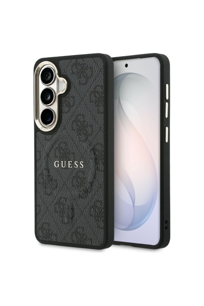 Guess Case for Samsung Galaxy S26, 4G Embossed Ring, Black