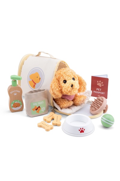 New Classic Toys Set de îngrijire pentru căței Woet