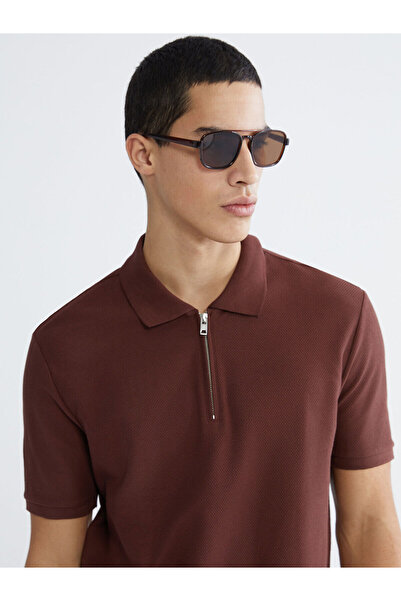 LC Waikiki Ανδρικό μπλουζάκι XSIDE με λαιμόκοψη πόλο από χτενισμένο βαμβάκι