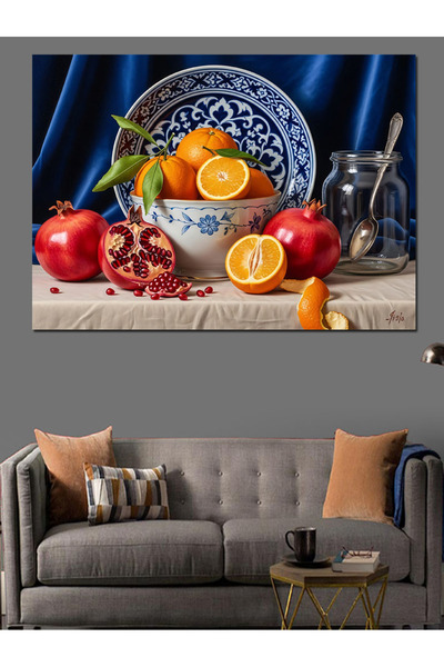 Artmeg Farfurie cu fructe și modele de plăci decorative din pânză - Masă din ...