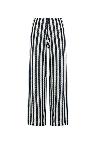 AQUELLA Striped Knitwear Trousers