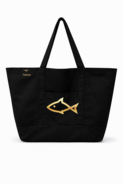 TWINTICKS Kanvas Golden Fish Printed Sports & Yoga Bag Si – Large Volume, Dur...