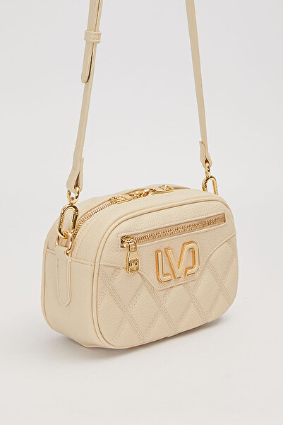 Levidor Double Strap Quilted Patterned Logo Detailed Daily Women's Shoulder B...