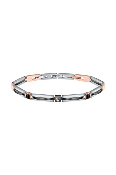 Maserati Ceramic Bracelet, silver stainless steel, Rose Gold, black ceramic, ...