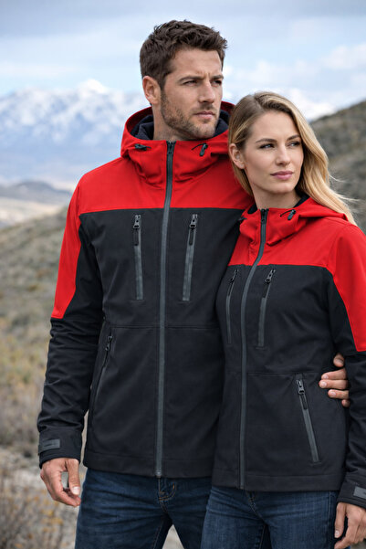 TOKER TEKSTİL Mont Su Ve Rüzgar Geçirmez Softshell Mont