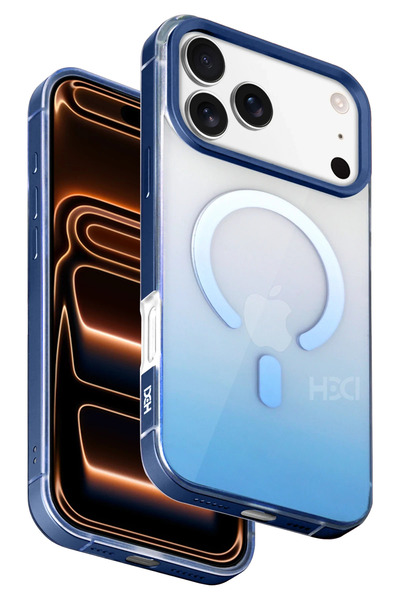 Fuchsia غطاء HBC-395 Altai Magneticsafe متوافق مع iPhone 17 Pro Max - أزرق