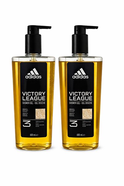 adidas Victory League, shower gel 3 in 1, 2 x 600 ml