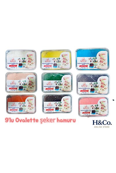 ovalette ŞEKER HAMURU 9'LU AVANTAJ SETİ