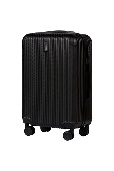 WINGS BRAND Wings Egret Medium Expandable Suitcase 24" with Lock - Black