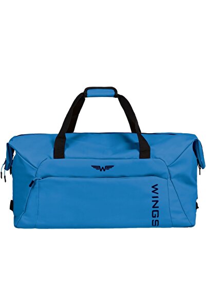 WINGS BRAND WINGS ROOK Large Travel Duffel Bag 82L, Waterproof, Blue