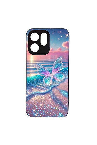 ELITE MOBILE Premium case compatible with Oppo Reno 14F, 14FS, Blue Butterfly...