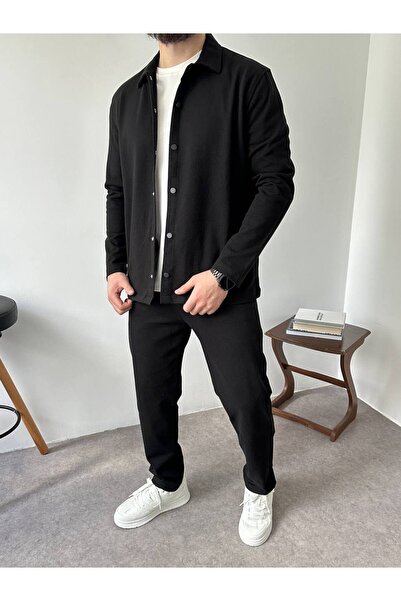 BYATA MENS STYLE Men's Long Sleeve Top and Bottom Set