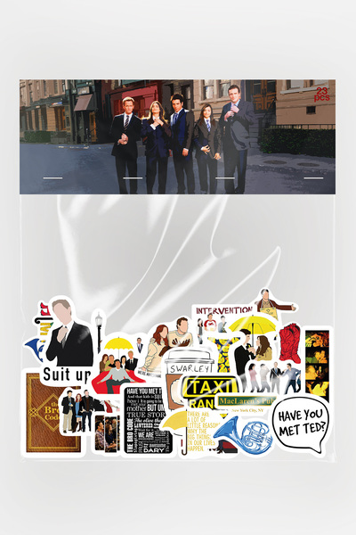 Baprile How I Met Your Mother Sticker Paketi 23 Parça Kaliteli Su Geçirmez HI...
